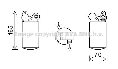 AVA QUALITY COOLING vod185 -  Осушитель, кондиционер